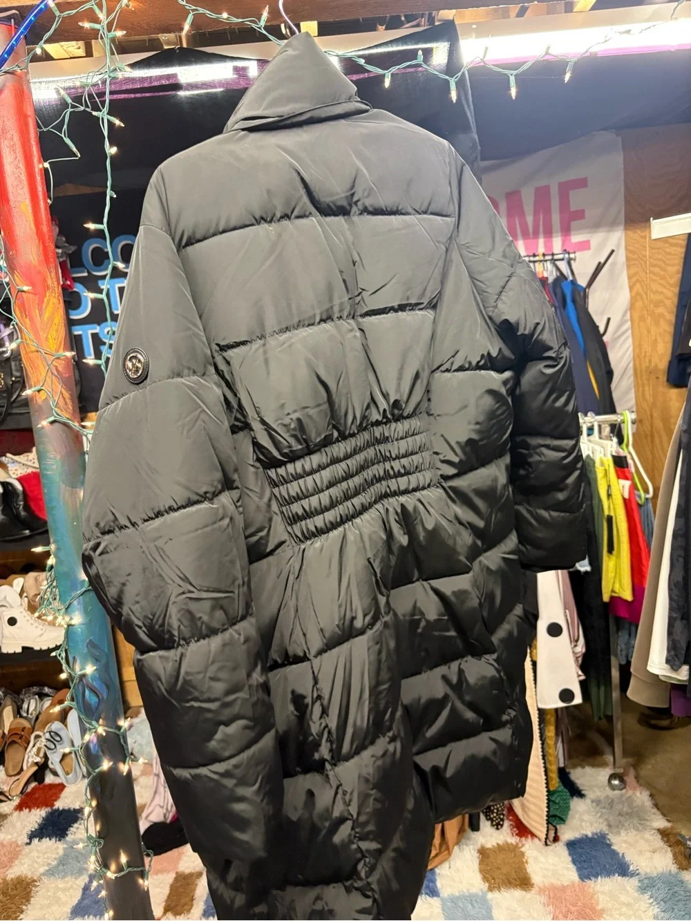 Michael Kors Black Puffer Coat ( LONG)